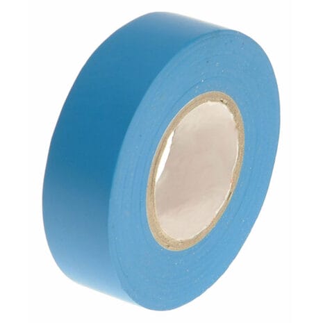 PVC Electrical Tape A roll of PVC Electrical Tape with a cardboard core is displayed on a white background, perfect for various projects and available through tool hire Newry.