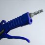 A close-up of the Long Plastic Blow Gun - JEFA010 with a metal nozzle, available for hire at Tool Hire Newry, set against a plain light background.