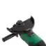 A close-up of the HiKOKI 230mm (9") Disc Grinder G23ST with a black protective guard and side handle, available from tool hire Newry, photographed against a white background.